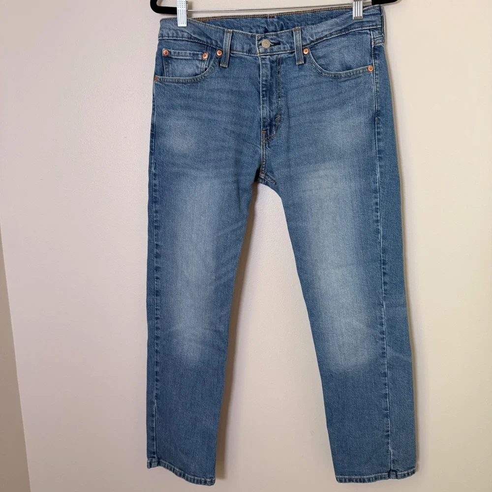Levi's 511 Classic Slim Fit 32x29 Mens Blue Jean Medium Wash Clean Denim Casual